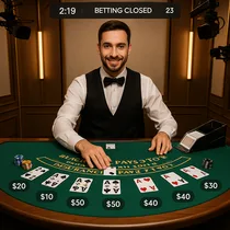 SpyBet - Live Blackjack - Croupier en temps réel