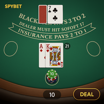 SpyBet - Jeu de table Blackjack - Jeu de cartes stratégique