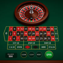 SpyBet - Roulette Tischspiel - Rot oder Schwarz