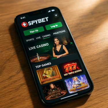 SpyBet Casino - Mobile Responsive Design - Smartphone und Tablet Optimierung